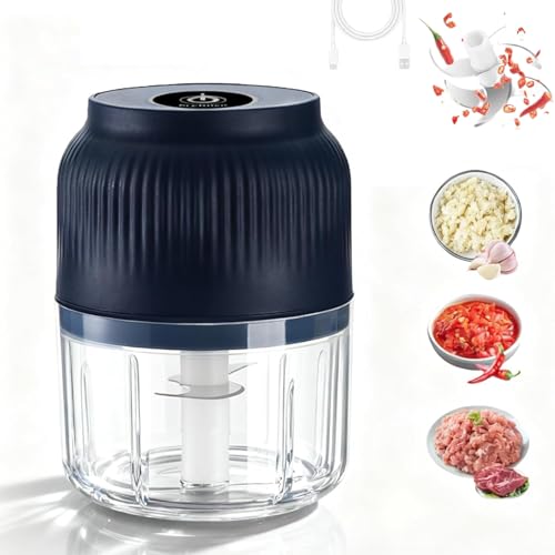 USB Mini Garlic & Onion Chopper 300ml 2 304 Stainless Blades