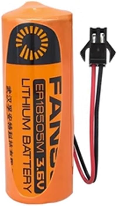 (4-Pack ER18505M 3.6V 3500mAh A Size Non Rechargeable Disposable Lithium Sub Battery Li-SOIC2 Battery (Black Plug)