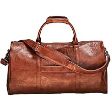 Embossed Travel Duffel Bag for Men - Weekender Bag with Monogram Options, Stylish and Durable Travel Bag for Overnight and Business Trips