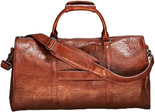 Custom Embossed Travel Duffle Bag, Personalized Gift for Men by HomeWetBar