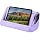 LAPGEAR Tablet Pillow Stand - Purple Amethyst, 11" Slot
