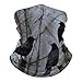 ZGHQHCDRH Black Crow Birds Neck Gaiter Personalized Soft Windproof Face Cover Cozy Winter Neck Warmer Gator Scarf Multipurpose Fashion Breathable Bandana Face Mask Scarf for Adult