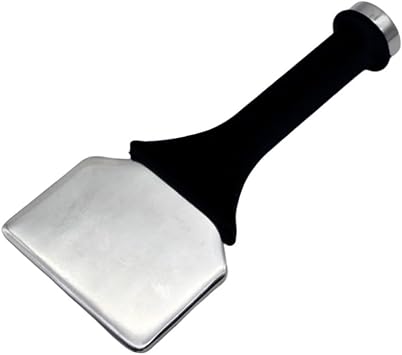for professional Carpet Fitting Bolster Chisel for Stair Installation, Tack Strip Tool with Non Slip Shock Absorbing Handle, Chrome