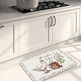 Confort quotidien : le noyau doux du tapis en flanelle soulage les points de pression et soutient l'alignement naturel du corps pour des heures de cuisine sans fatigue