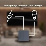 Aqara Przełącznik Ścienny H1 bez Neutrala (Podwójny), Szary