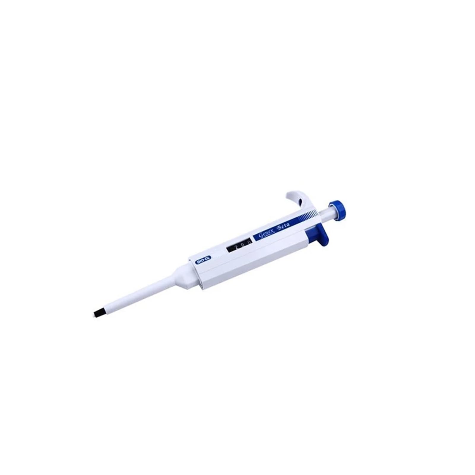 Pipeta, Pipeta laboratoryjna 0,1:10 ml, jednokanałowa, automatyczna, mikropipeta o regulowanej objętości(20-200ul)