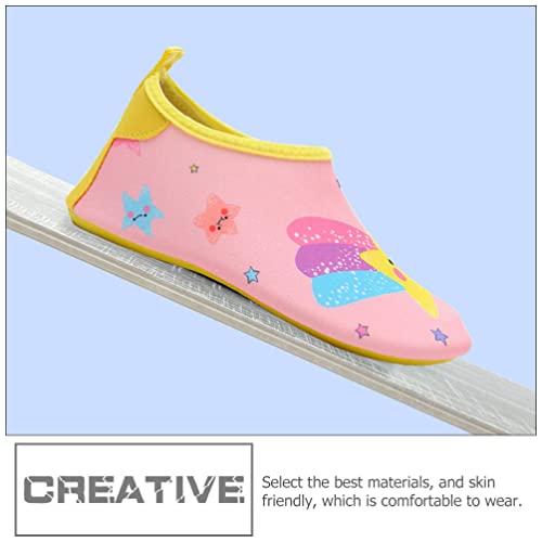 Sapatos de Água Infantil Sapatos de Praia de Praia Descalça Colorida Meias de Água Seca Rápida Desli
