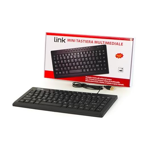 LINK Teclados Marca Modelo Mini TASTIERA Multimedia USB