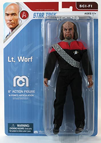 Mego - Star Trek Deep Space 9 Lt Worf 8 Action Figure, Ocean Tides - Image 2