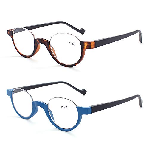 イェローロック 四色セット レトロ丸型メガネ 超軽量PC老眼鏡 おしゃれリーディンググラス 携帯用 シニアグラス ケース&クロス付き 度数