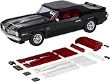 El Lego Chevrolet Camaro Z28 sirvió el original de 1969 como modelo a seguir, el modelo tiene un motor V8 detallado y una dirección funcional, puertas, capó y tapa del maletero se puede abrir