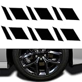 Stickers jante voiture, pour BMW 3 Series E46 E36 E30 E21 G20 G80 G28 G21 G81 Sportif Autocollant Vinyle Réflexion Voiture Jante Rétroviseur Pare Chocs Decoration,B normal