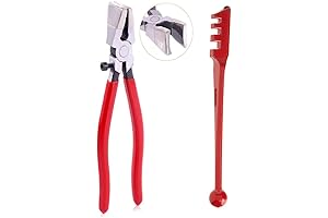 2Pcs DoubleJ Eain Pyan Chain Pliers and Cutter for Glass Stained and Cutting Quests