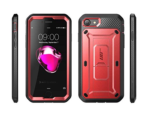 SUPCASE for iPhone SE 3rd / SE 2nd /7/8 Case with Screen Protector, Red by SUPCASE - Used condition - Image 2