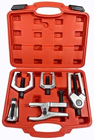 DHA 5pc Ball Joint Puller Separator Splitter Removal Kit Pitman Arm Puller Tie Rod End Removal Tool Remover Heavy Duty