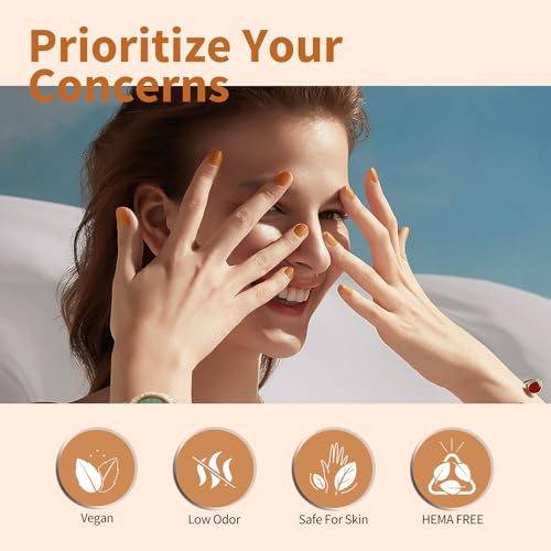 Image of CANNI Brown Gel Nail Polish, 1Pcs Brown Fall Winter Gel Polish Color Nail Polish Gel High Gloss Soak Off U V Gel Nail French Nail Manicure Salon DIY