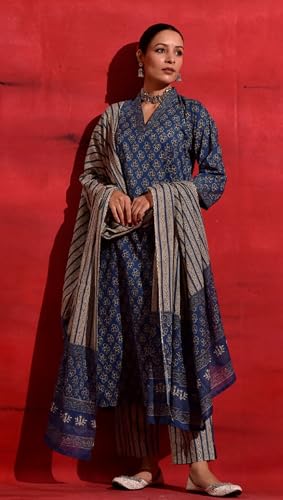 Image of Kalaanj Women Women Rayon Blend Kurta Set
