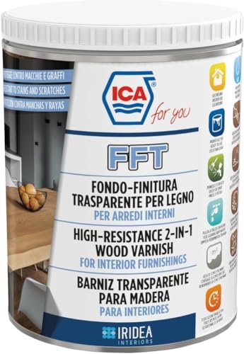 Ica For You FFT20 Vernice per Legno Satinato 0.75 L