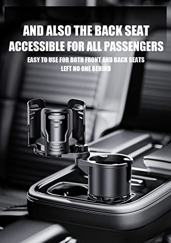 Ueenok Car Cup Holder Expander Adapter With Adjustable Base,All Purpose Dual 2 In 1 Multifunctional Car Drink Cup Holder Insert New Upgrade #TOP3