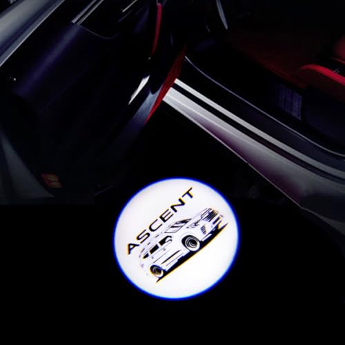 uunonaha 2 Pcs LED Car Door Logo Lights Courtesy Projector Laser Welcome Light Puddle Lamp Compatible with Forester, Outback, Legacy, Ascent Car Accessories (Ascent)