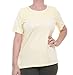 Alfred Dunner Women's Solid Lace T Shirt