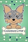 chihuahua merle a vendre belgique  Chihuahua Lover Notebook and Journal: 120-Page Lined Notebook for Writing and Journaling (Blue Merle and Tan Longhaired Chihuahua Notebook)