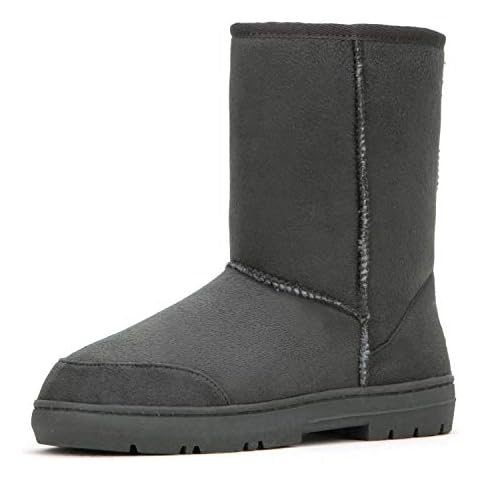 CLPP'LI Women's Emma Winter Snow Boots -Grey-8 Cover