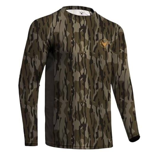 Palmyth Men’s Hunting Shirt with Zipper Pocket Camo Sun Fishing Shirts UV UPF 50+ (US, Alpha, Large, Regular, Regular, Camo-1)