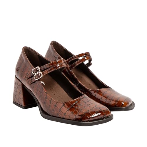Art Para Mujer. 1170412OL003_023 Zapatos De Piel 1704 Verona MarróN (42), 5 A 8Cm, Hebilla, Casual - 2