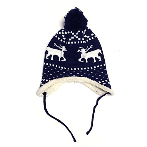 Wrapables Children’s Reindeer Winter Hat and Scarf Set, Blue2