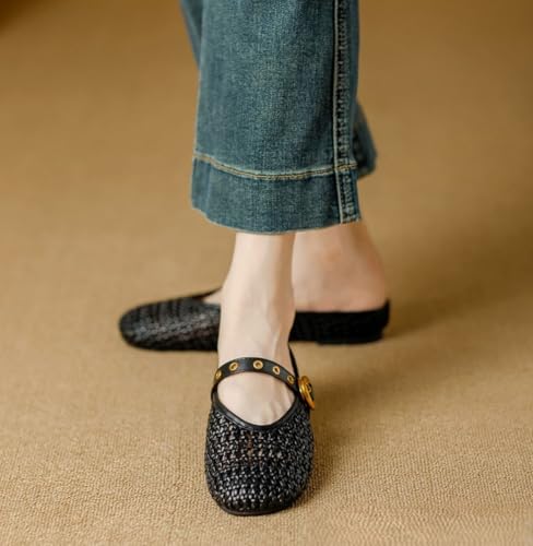 Womens Slip On Flats Clogs and Mules Slip-On Walking Shoes Breathable Platform Sandals Slippers Closed Toe Slides4