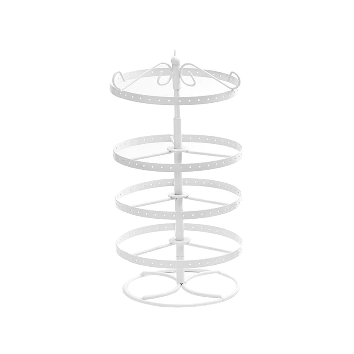 PACKOVE Lot de 4 présentoirs rotatifs pour boucles d'oreilles et boucles d'oreilles