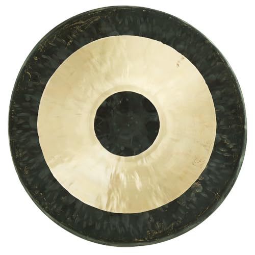 Unlimited Chau Gongs - Includes Gong, Mallet & Rope/Bronze Gong W/Traditional Look/For Meditation, Sound Healing, & Yoga/Small & Large Available