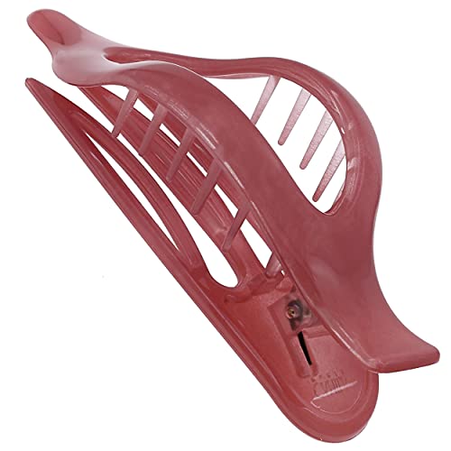 Camila Paris CP3232 French Hair Clips for Women, 4.75" Red Large Claw Clip