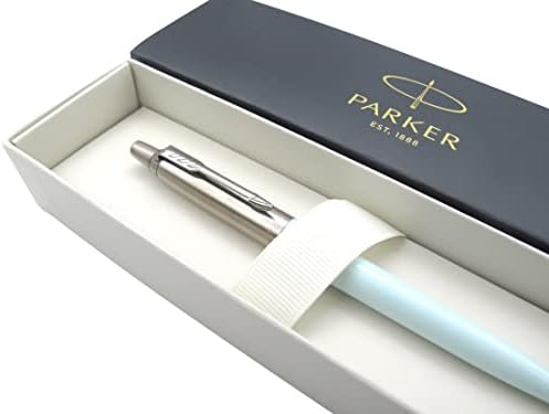 Parker Jotter Premium Ballpoint Pen - Artic Blue Pastel Finish - Retro Collection - Blue Ink - Gift Boxed