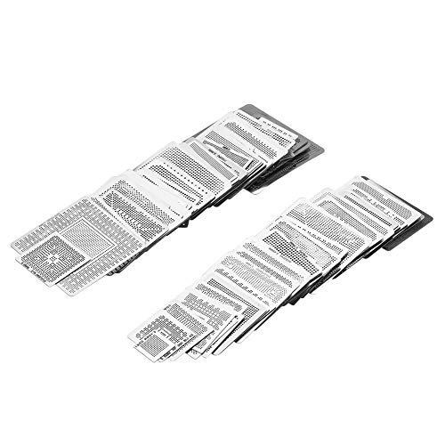 BGA Universal Revalling Regrabajo Plantilla de Plantilla de Acero Plantilla de Acero Mesh Set para la Computadora Portátil Desktop Communication Tarjeta Gráfica de la Placa