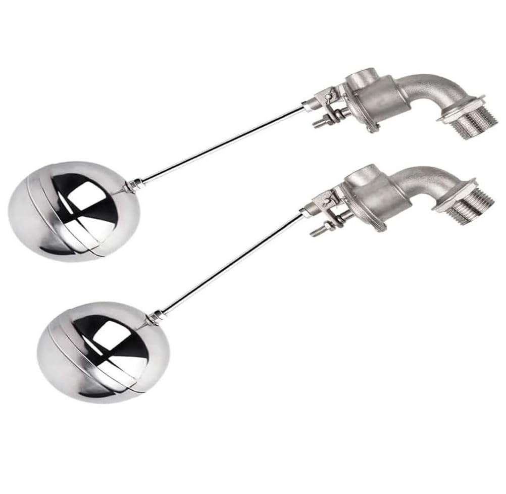 SUS 90 Degree Top Mounted Float Valve -Water Tank Float Switch Valve for Efficient Water Management,1pcs(1inch)