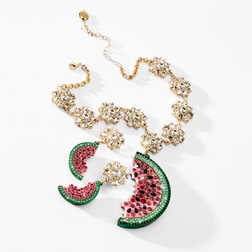 Betsey Johnson Women's Betsey's Backyard Watermelon Pendant Necklace by Betsey Johnson - Image 5