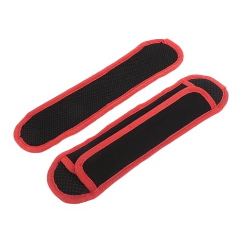 Operitacx 2 Piezas Hombreras Almohadilla de Mochila Universal Transpirable hombrera de Cabestrillo Antideslizante Protector de Correa de Bolsas Poliéster Negro