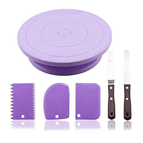 Gramofon na ciasto plastikowe talerz na ciasto obrotowy antypoślizgowy okrągły stojak do ciasta narzędzia dekoracyjne otary stół artykuły do ciasta akcesoria do pieczenia wirowania stojak na ciasto (kolor: C)