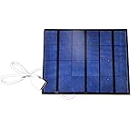 NUZAMAS Poartable Solar Panel Charger 6V USB Connecton Power Recharge for Smart Phone iPhone Outdoor Camping Hiking Fishing