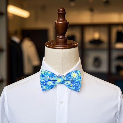 Image of OCIA Cute Pattern Pre-tied Bow Tie Adjustable Bowties for Adult & Children