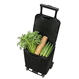 Sac imperméable durable : équipé d'un sac Oxford amovible, le shopping pliable assure la résistance, la résistance à l'usure et le nettoyage sans tracas, offrant une solution hygiénique pour transporter des marchandises dans les scénarios quotidiens