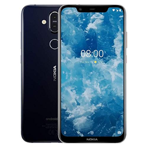 Nokia 8.1 Smartphone 64 GB – Blau (Renewed)
