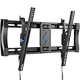 PERLESMITH Tilting TV Wall Mount Bracket for Most 40-82 Inch LED LCD OLED 4K Curved Flat Screen TVs - 12 ° Tilt Mounting Bracket with VESA 600x400mm Holds up to 135 LBS, Can Be Leveld PSLT3
