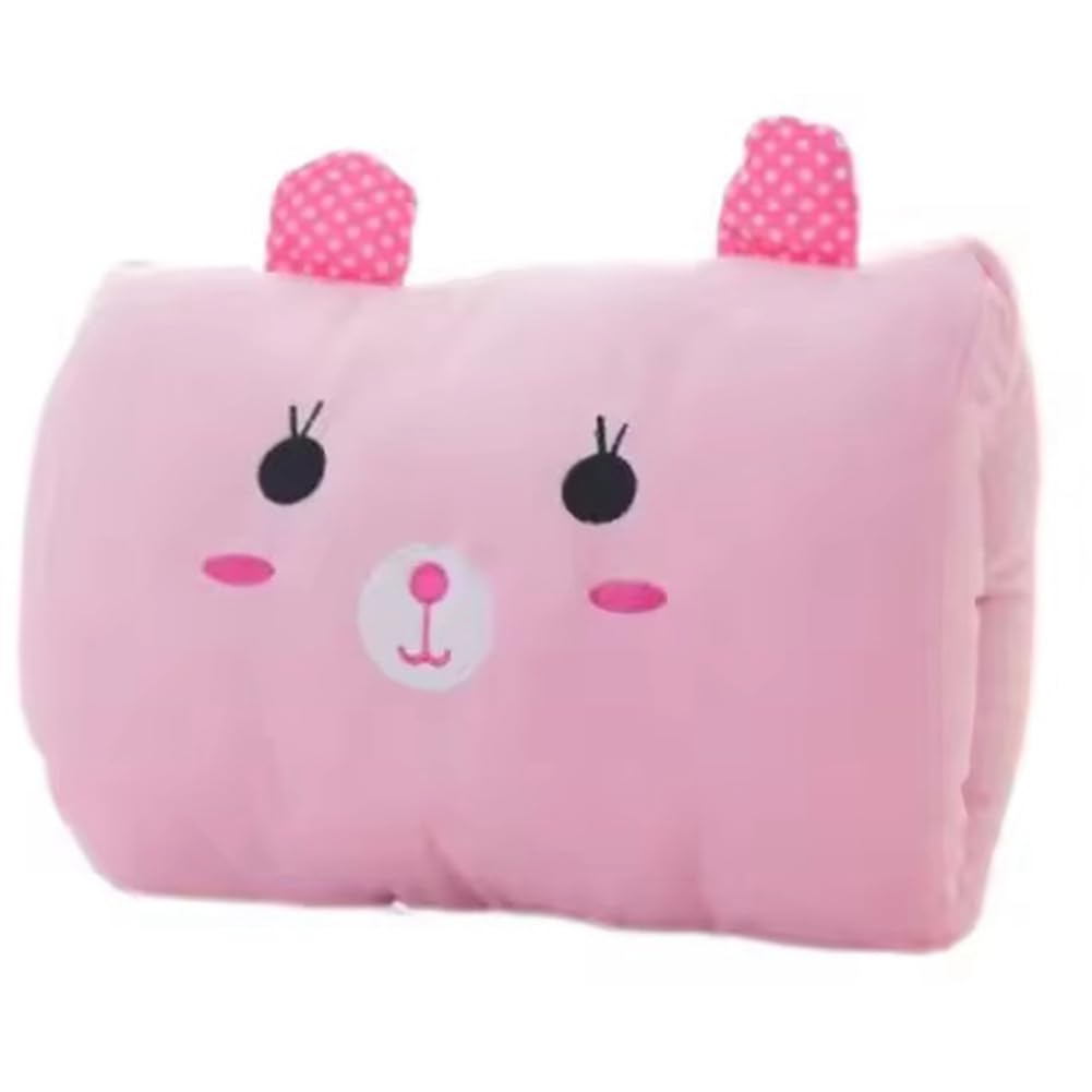 Cadeau Mignon pour Enfants, Coussin en Peluche Cartoon d'hiver, Coussin à Main Chauffant, Coussin de Bras de Classe 1 Faible, Indispensables de Voyage, Sieste au Bureau.