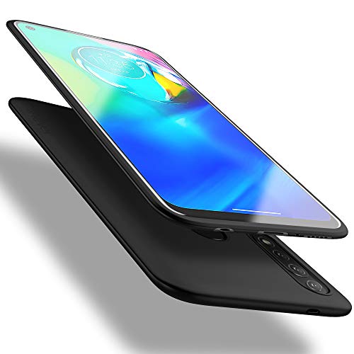 X-level Moto G Power 2020 Case Slim Fit Soft TPU Super Ultra-Thin [Guardian Series] Moto G Power Phone Back Cover Light Protective Matte Finish Coating Case Compatible Motorola G Power (2020)-Black