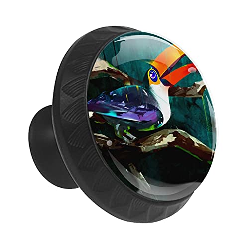 Boutons de tiroir toucan 35 mm commode chambre bébé lot de 12 - 3