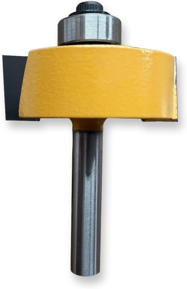 Sommerfeld Rabbeting Router Bit Woodworking Tool 1/2CDE,1-3/8CD,1/2CL,2-1/8OL,1/4SH