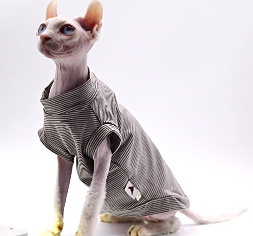 Roupas de algodão Sphynx para gatos primavera e verão finas de alta elasticidade Devon Rex, roupas K